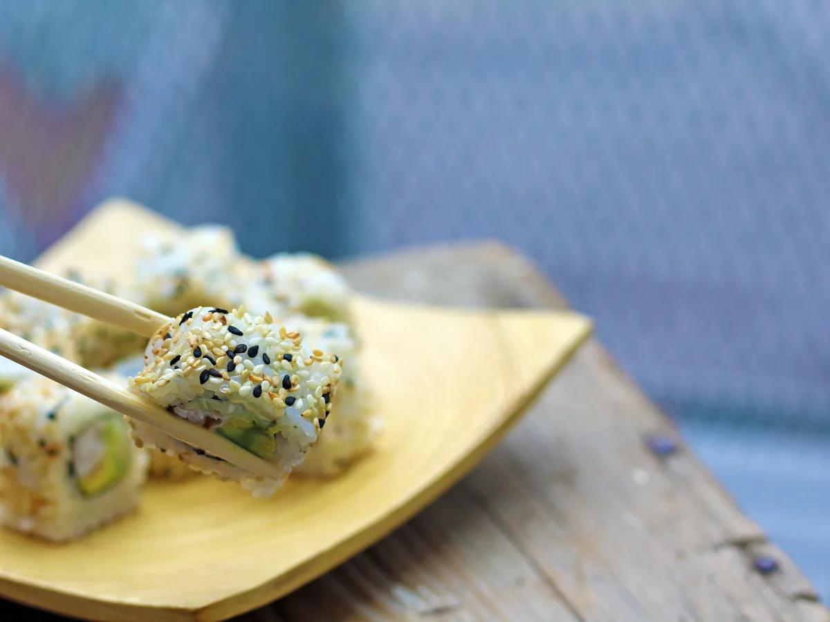 vegan californian maki tofu sushi 