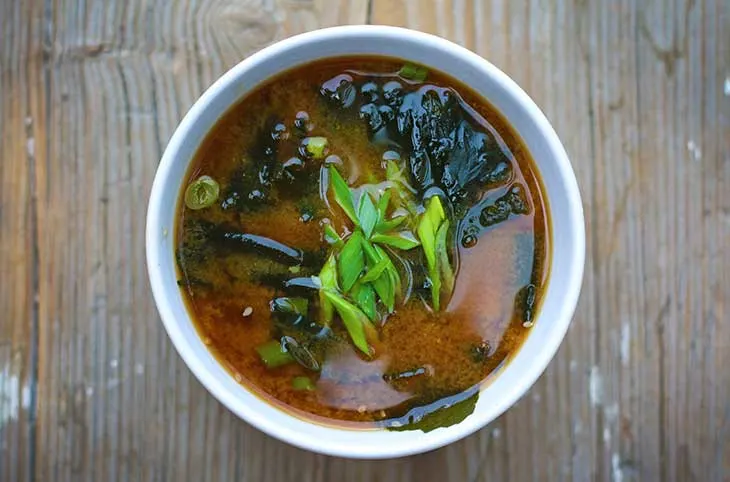 vegan miso soup supa miso vegana