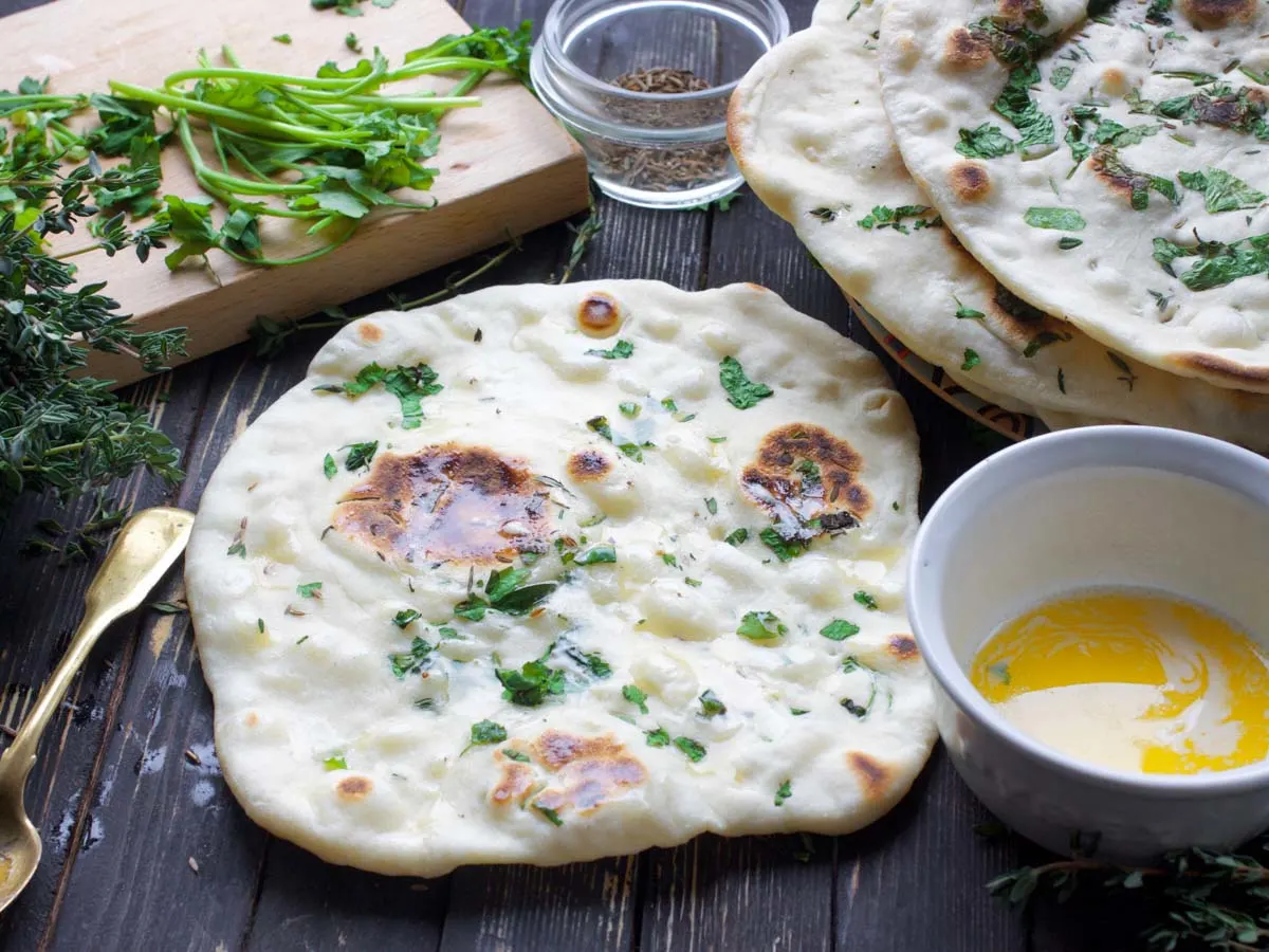 how to make Vegan Naan