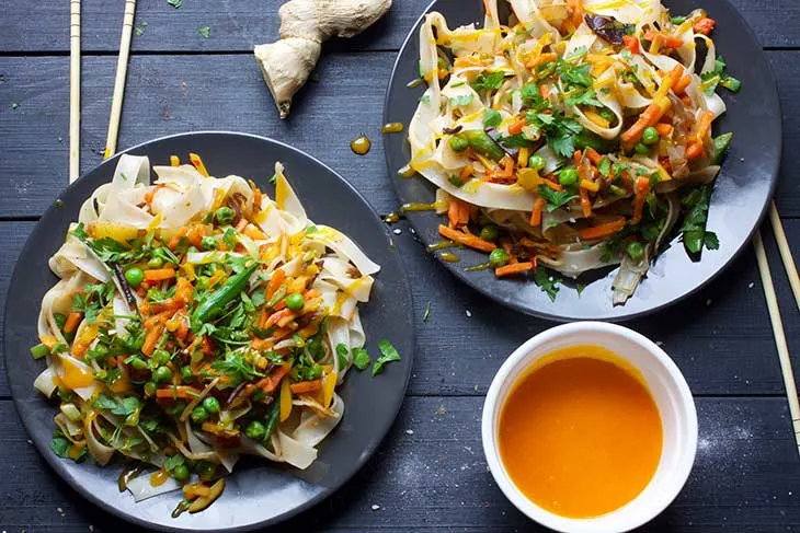 vegan pad thai reteta