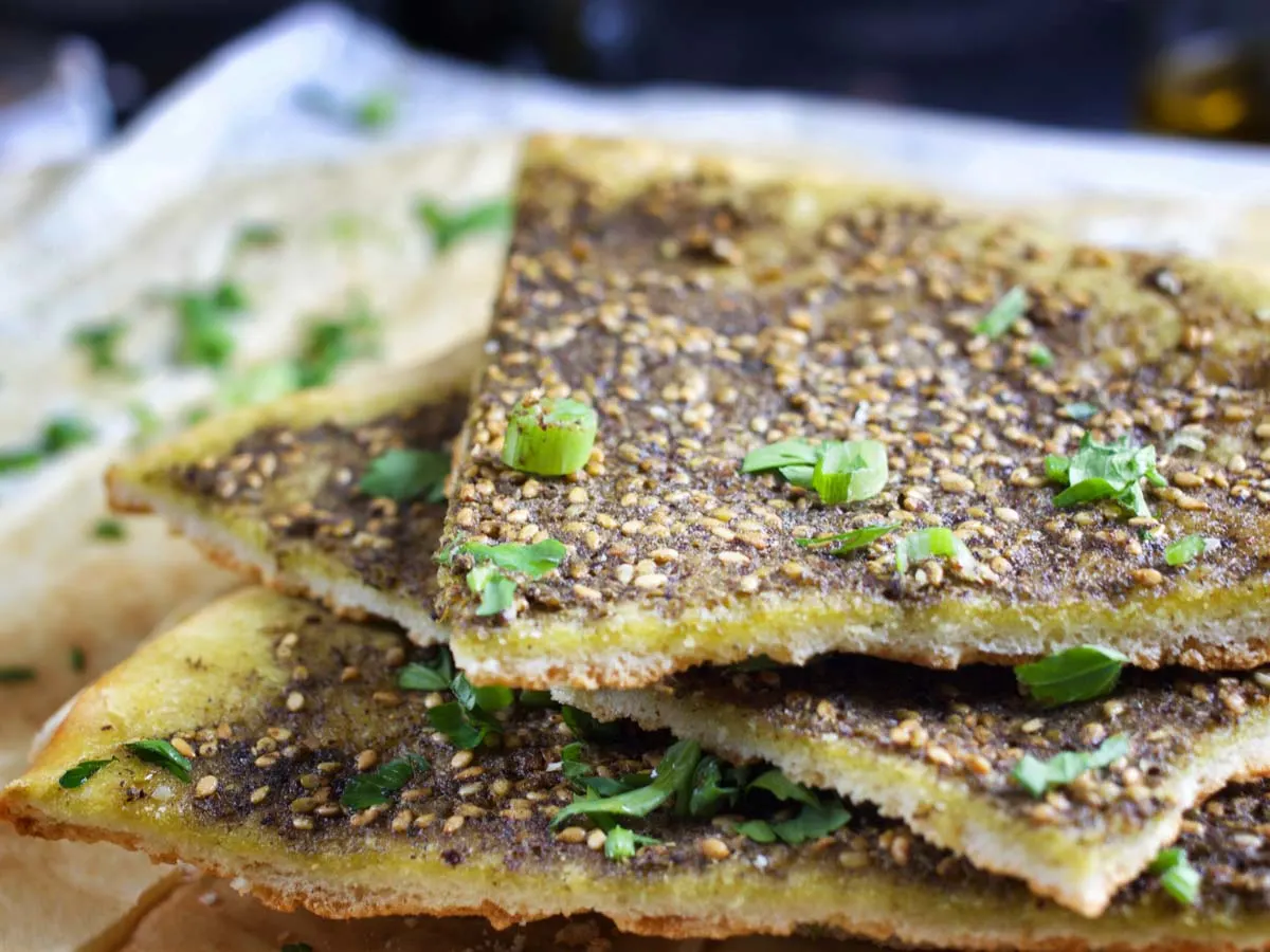 Manakish Zaatar reteta