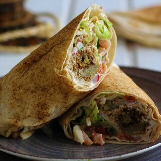 Falafel Wrap (Meal Prep-Friendly)