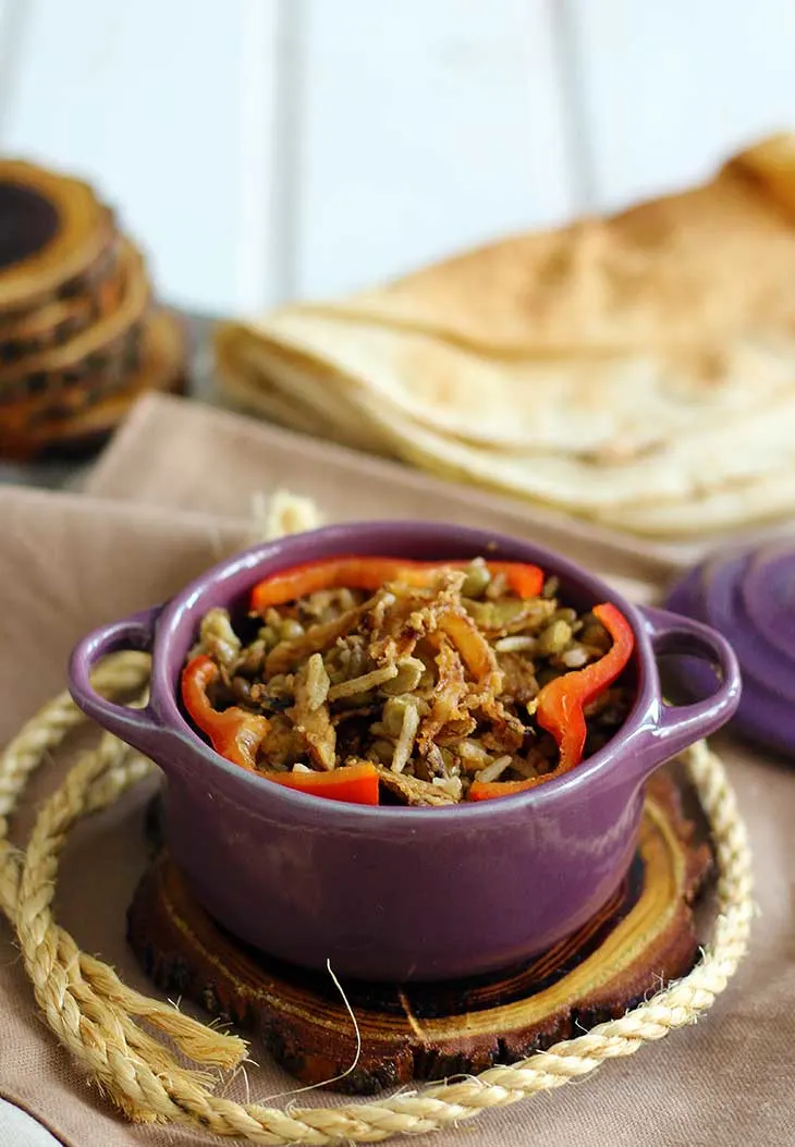 vegan moudardara lebanese lentils with rice recipe