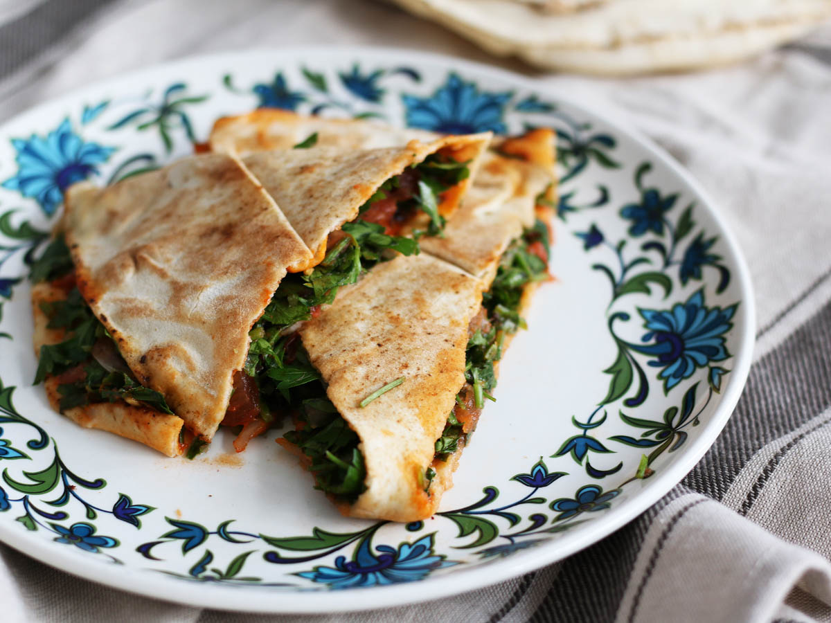 vegetarian arayes reteta grilled pita sandwiches