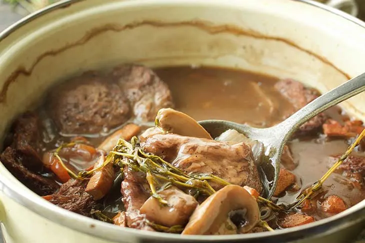 Boeuf Bourguignon recipe reteta vegana