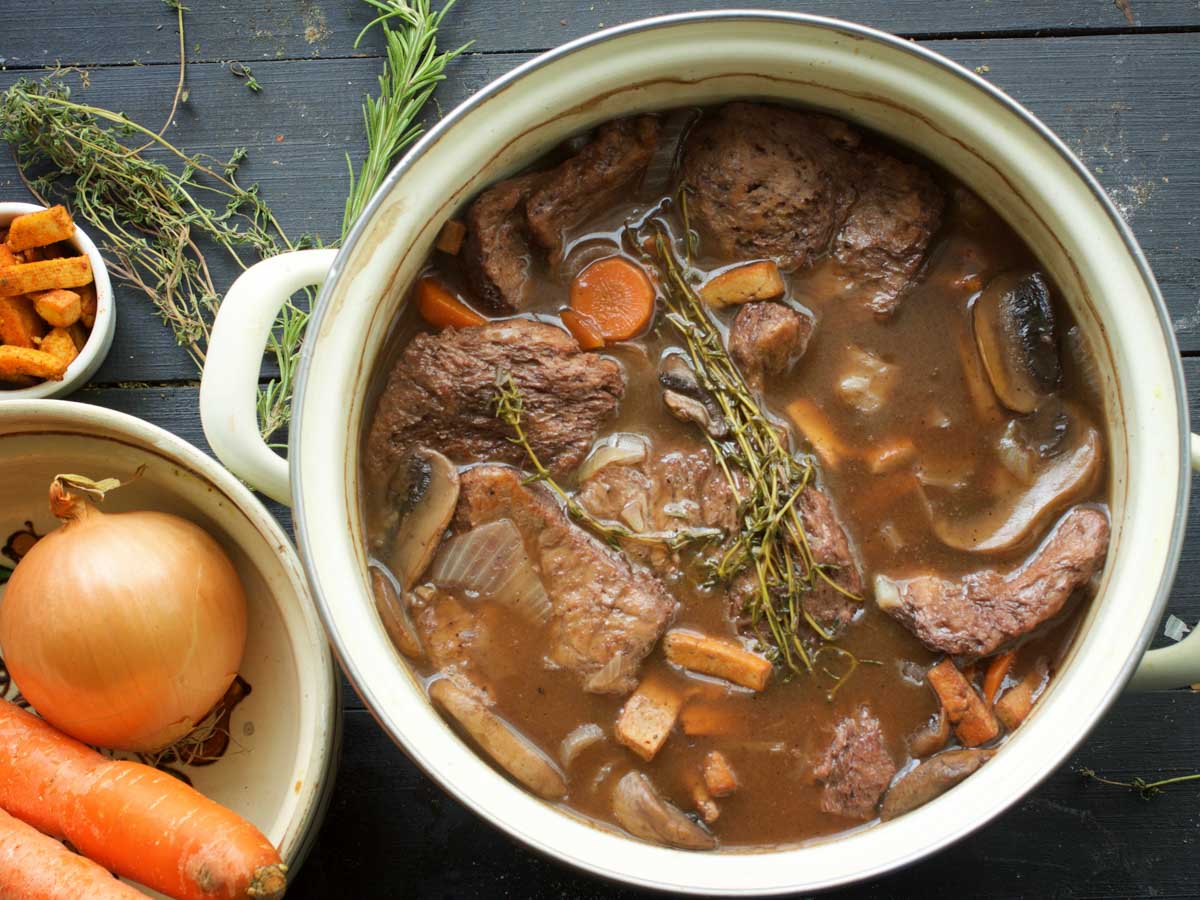 Vegan Beef Bourguignon