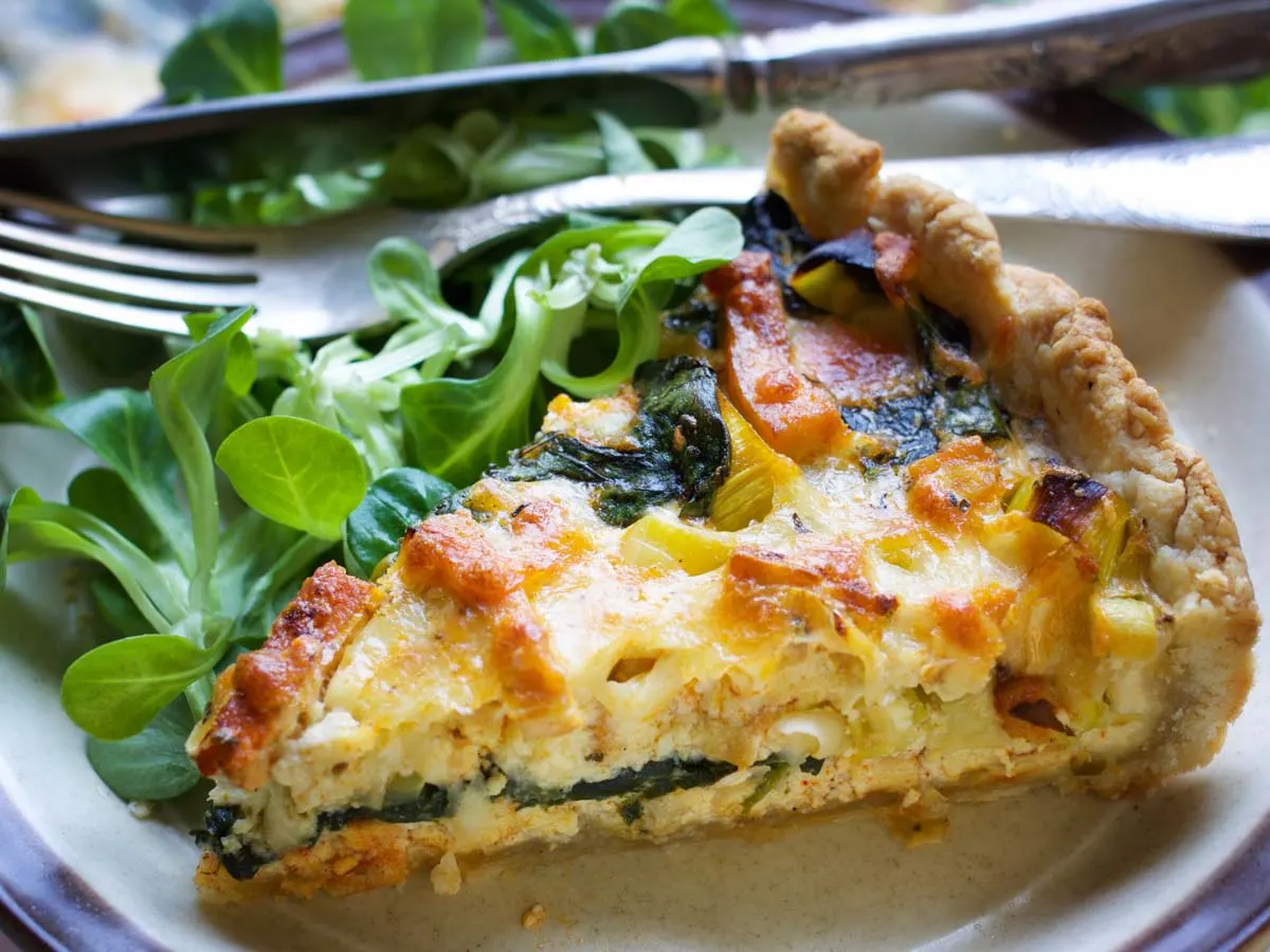 french vegan quiche lorraine