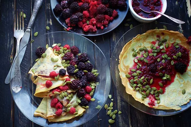 vegan crepes clatite vegane