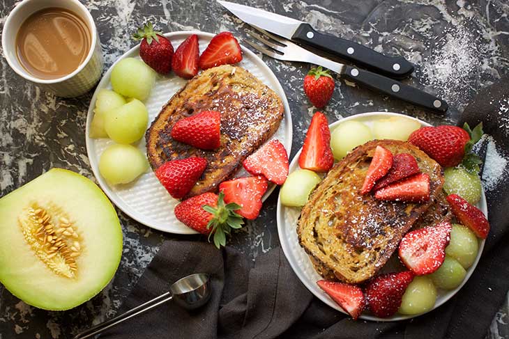 vegan french toast friganele de post