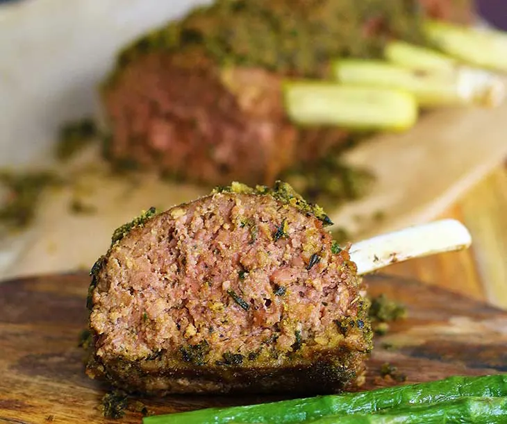 vegan lamb rack miel de post - Copie