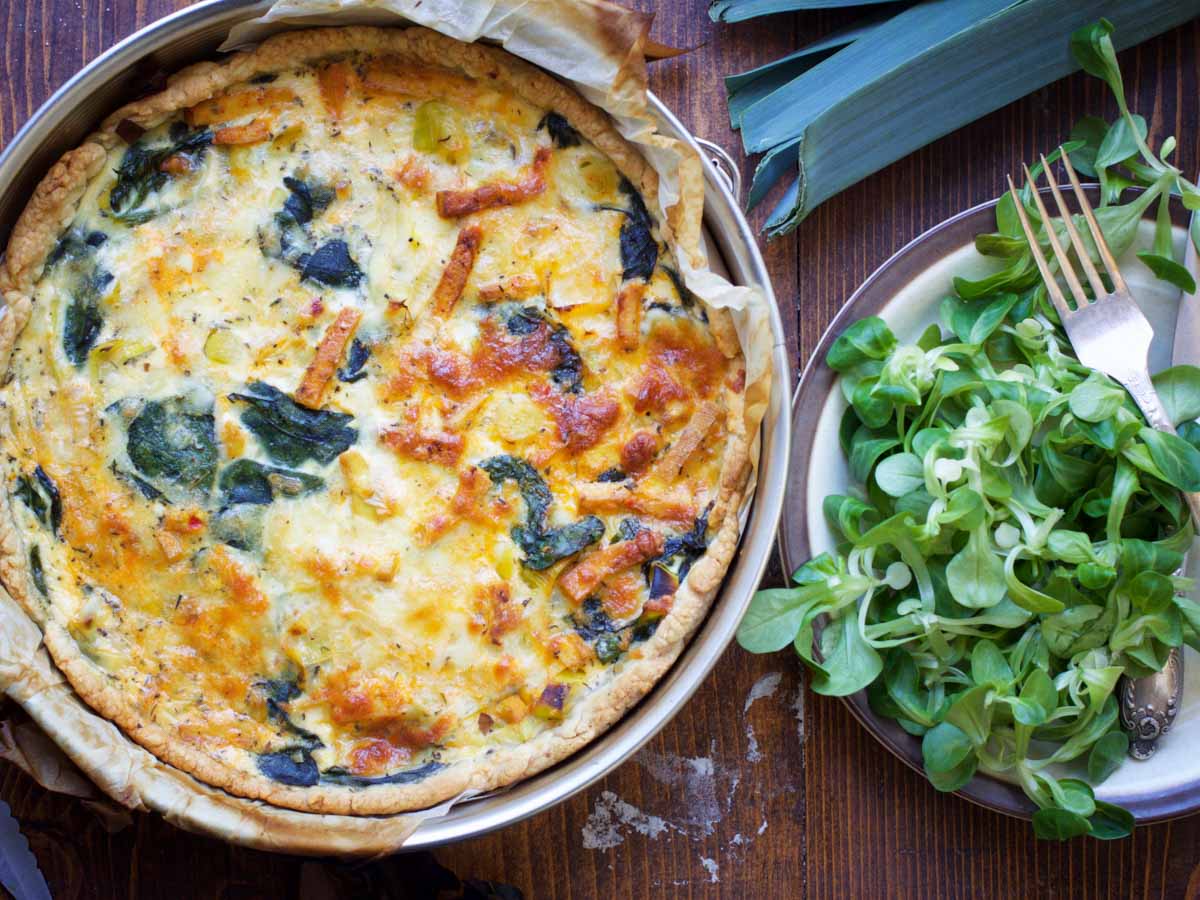 vegan quiche lorraine recipe