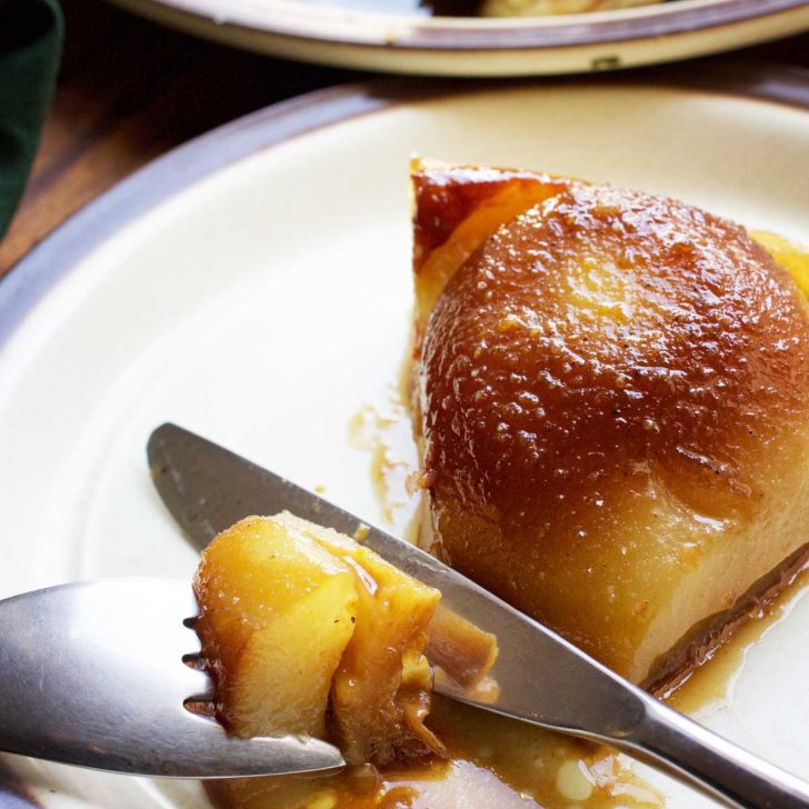 vegan tarte tatin pear tarta pere