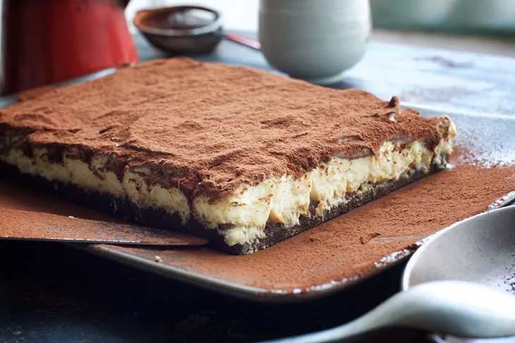 Tiramisu de post vegan