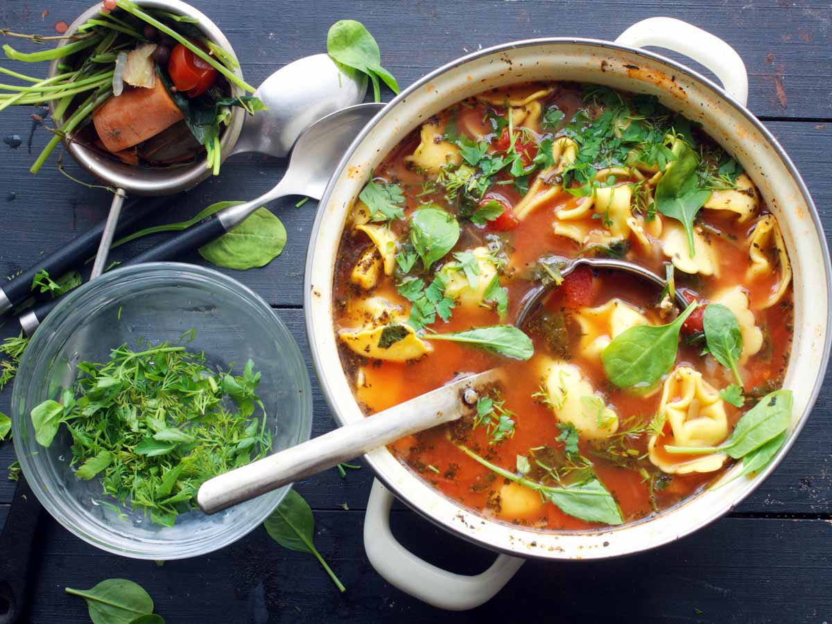 vegan tortellini soup recipe 