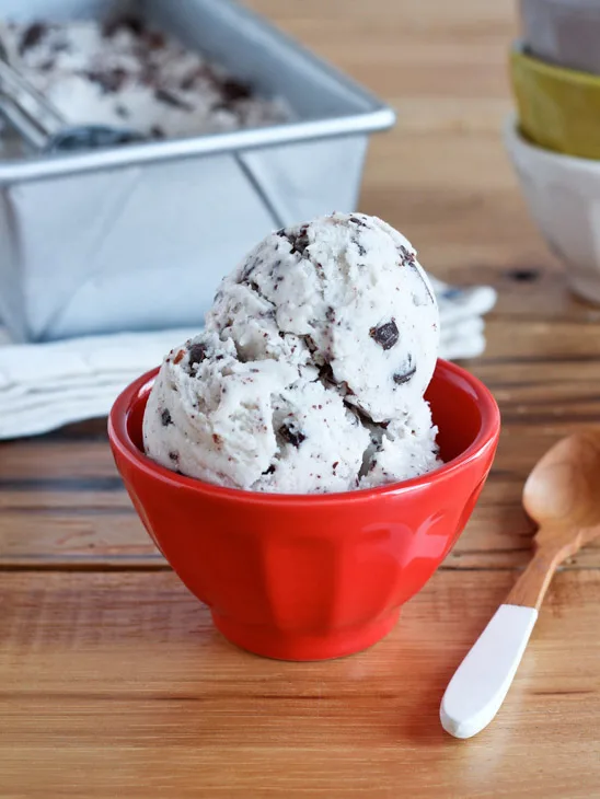 Chocolate Chunk Coconut Ice Cream 