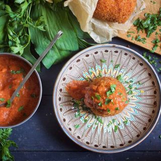 Vegan Arancini Fried Rice Balls