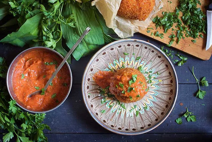 Vegan Arancini Fried Rice Balls recipe