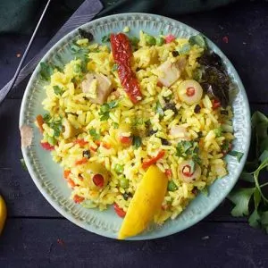 healthy vegan paella recipe