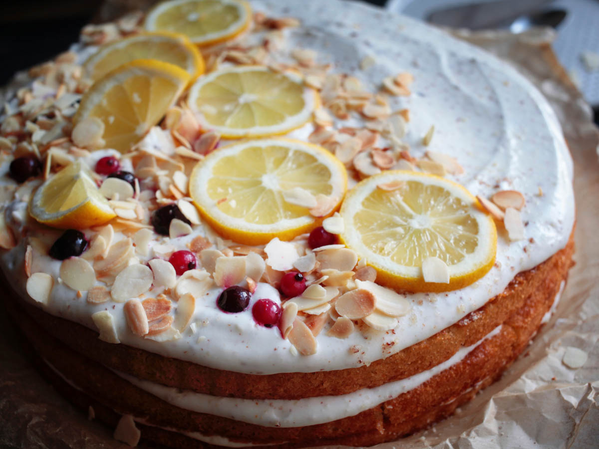 italian lemon olive oil cake