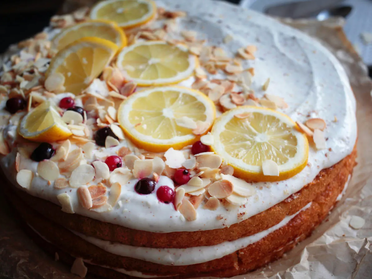 italian lemon olive oil cake