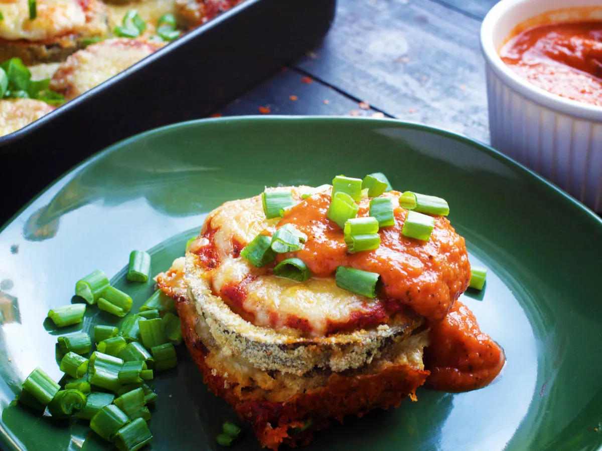 italian vegan eggplant parmesan