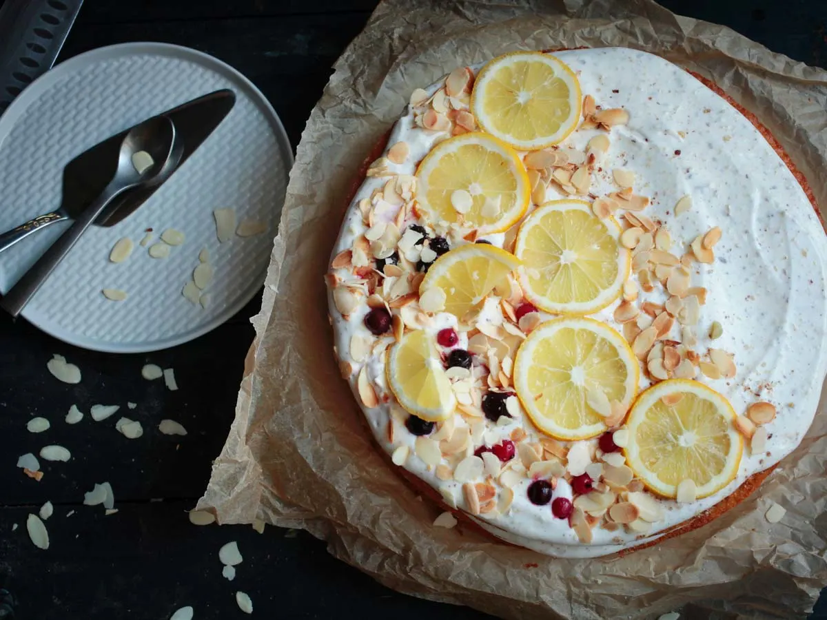 lemon olive oil cake