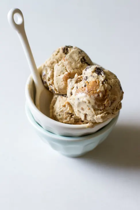Vanilla Peanut Butter Chunk + Chocolate Crunch Ice Cream
