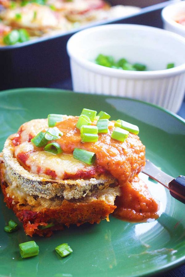 Easy Vegan Eggplant Parmesan | Gourmandelle