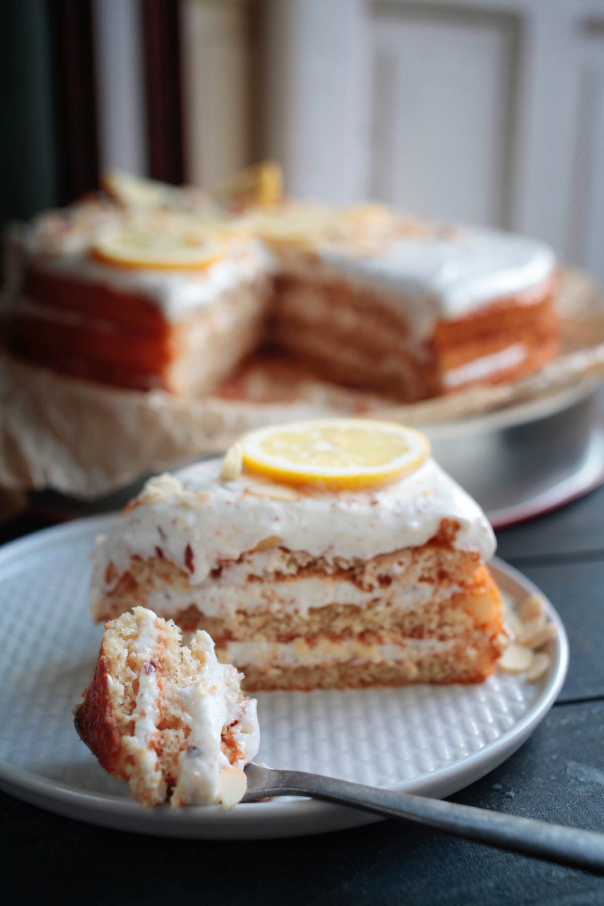 vegan lemon olive oil cake recipe