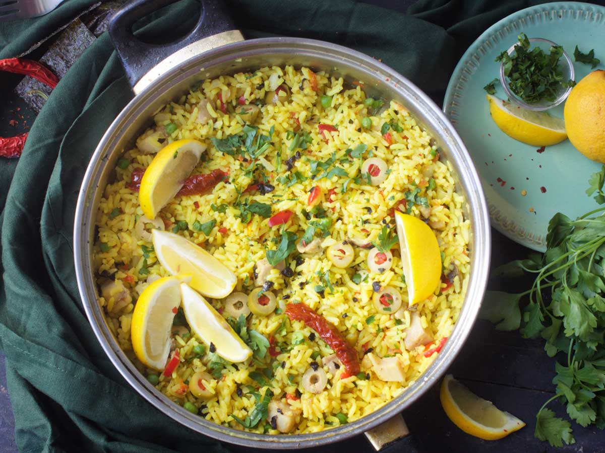 vegan paella recipe