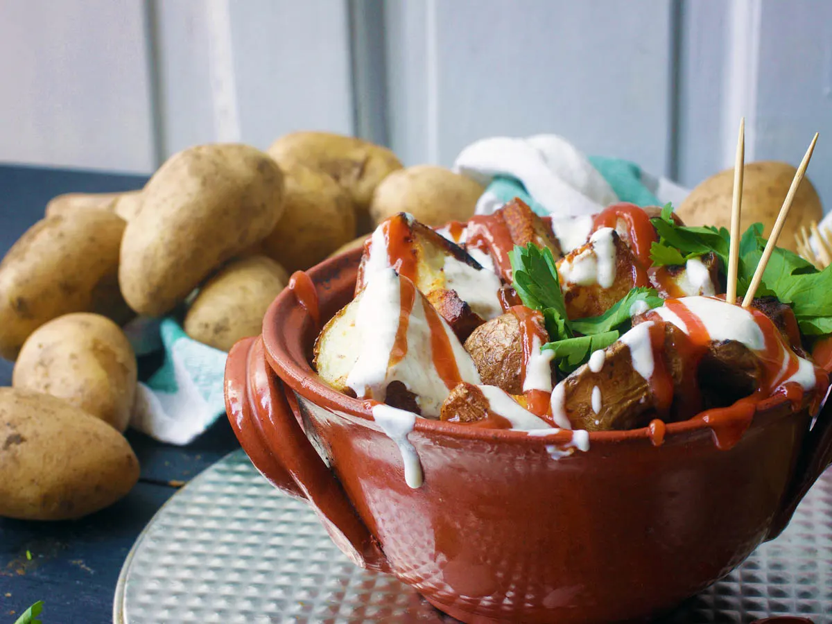 vegan patatas bravas recipe