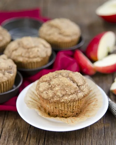 Apple Hemp Muffins (Vegan, Whole-Grain, and Oil-Free)