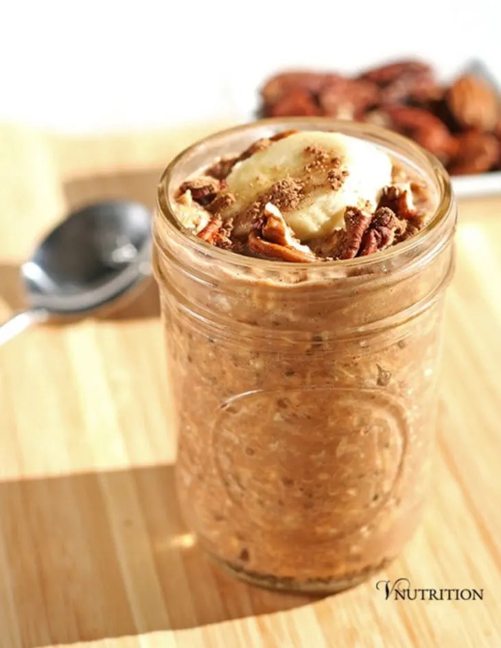 Peanut Butter Chocolate Overnight Oats