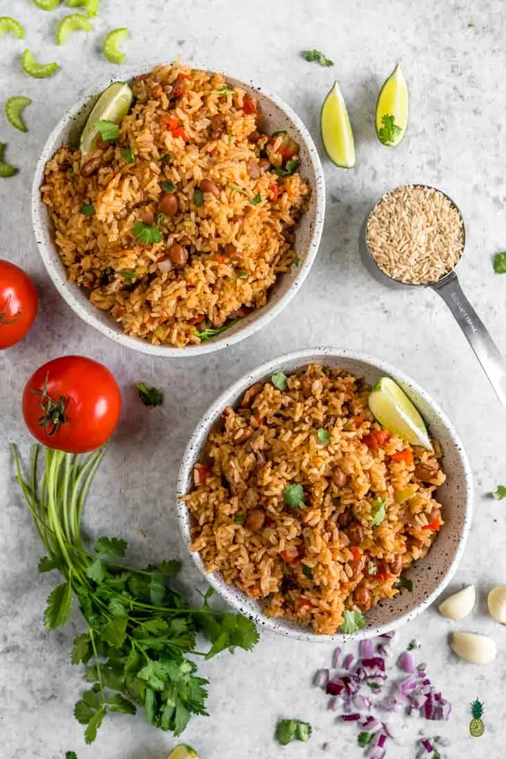 Vegan Spanish Rice and Beans