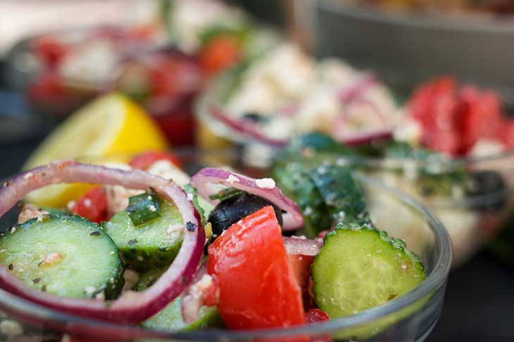 Vegan Greek Salad 