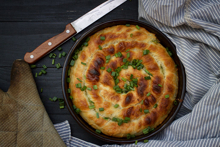 Spanakopita placinta greceasca cu spanac