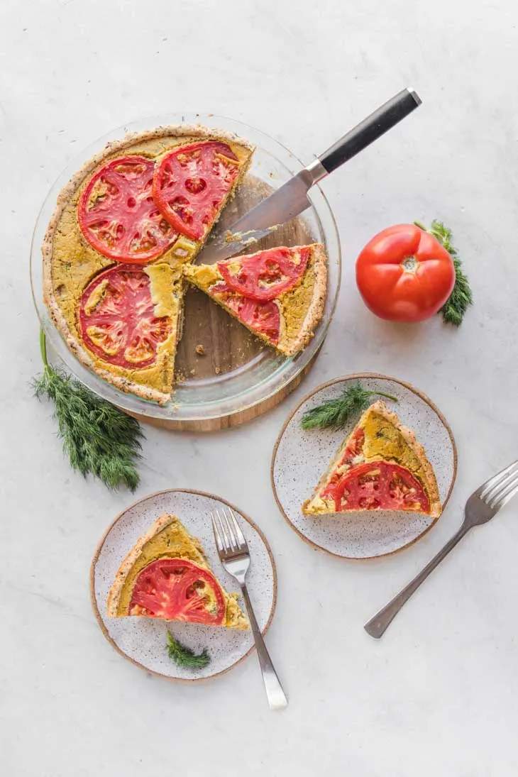 Easy Vegan Quiche (Gluten + Soy Free)