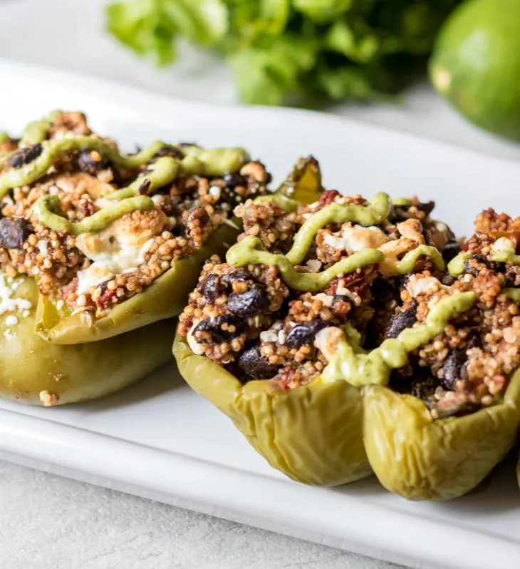 Vegan Tex Mex Stuffed Peppers