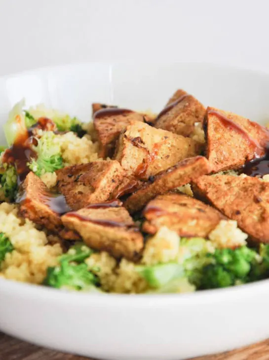 BBQ Couscous Bowl with Tofu