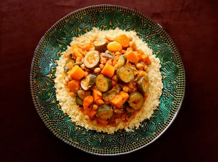 Moroccan-Style Vegetable Couscous vegan couscous recipes