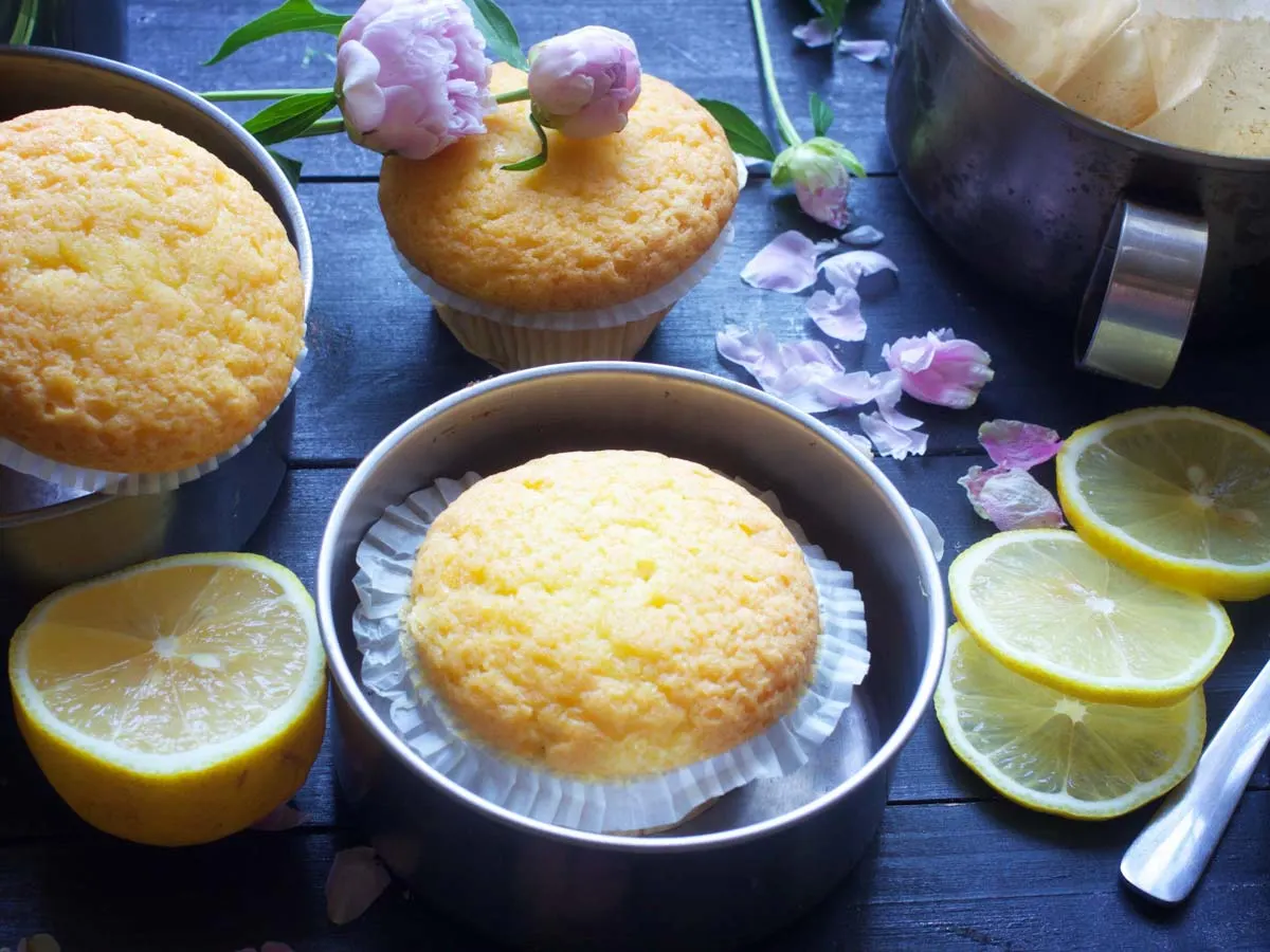 spanish magdalenas vegan lemon muffins