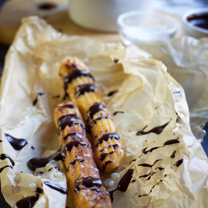 spanish vegan churros de post