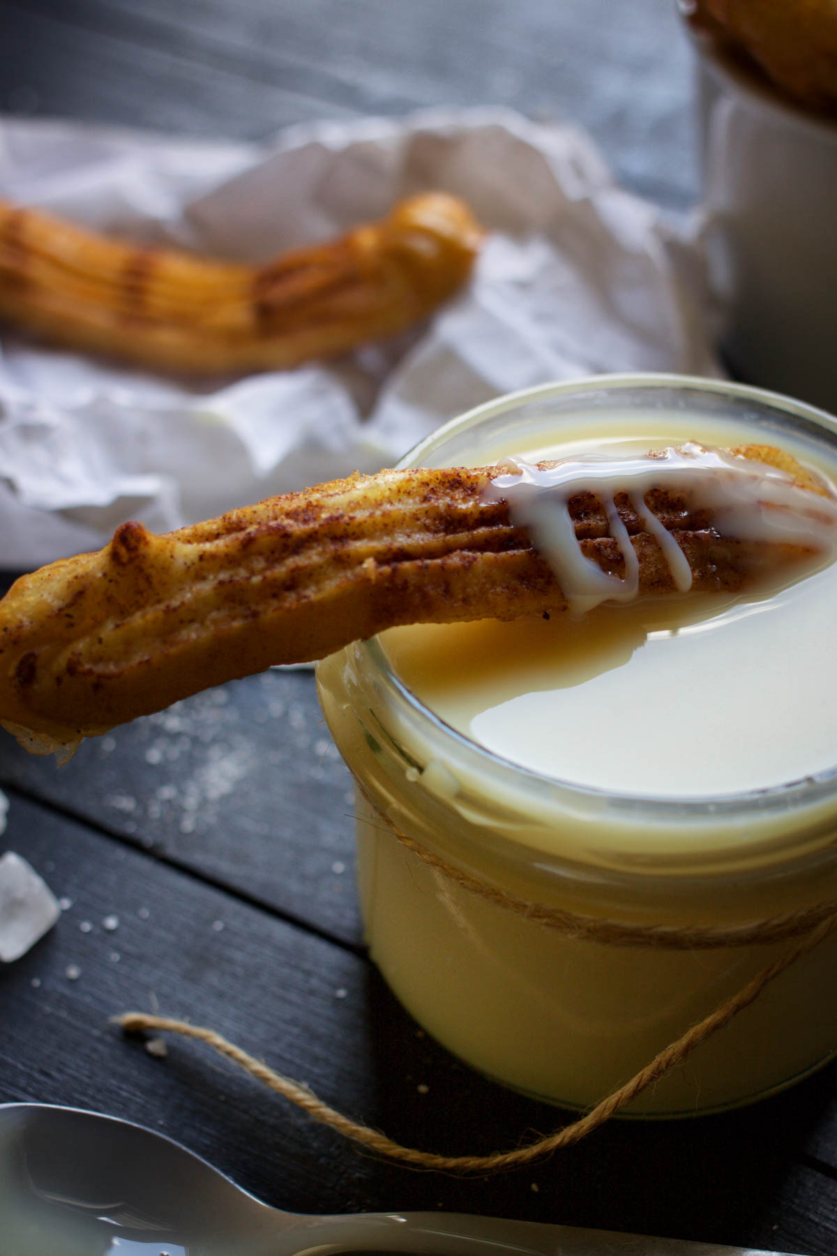 vegan dulce de leche and churros