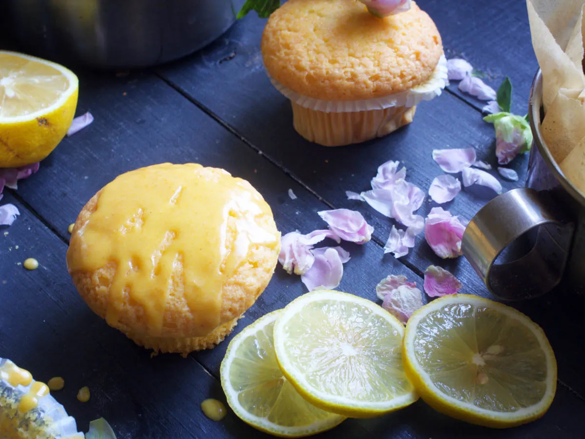 vegan magdalenas recipe lemon muffins