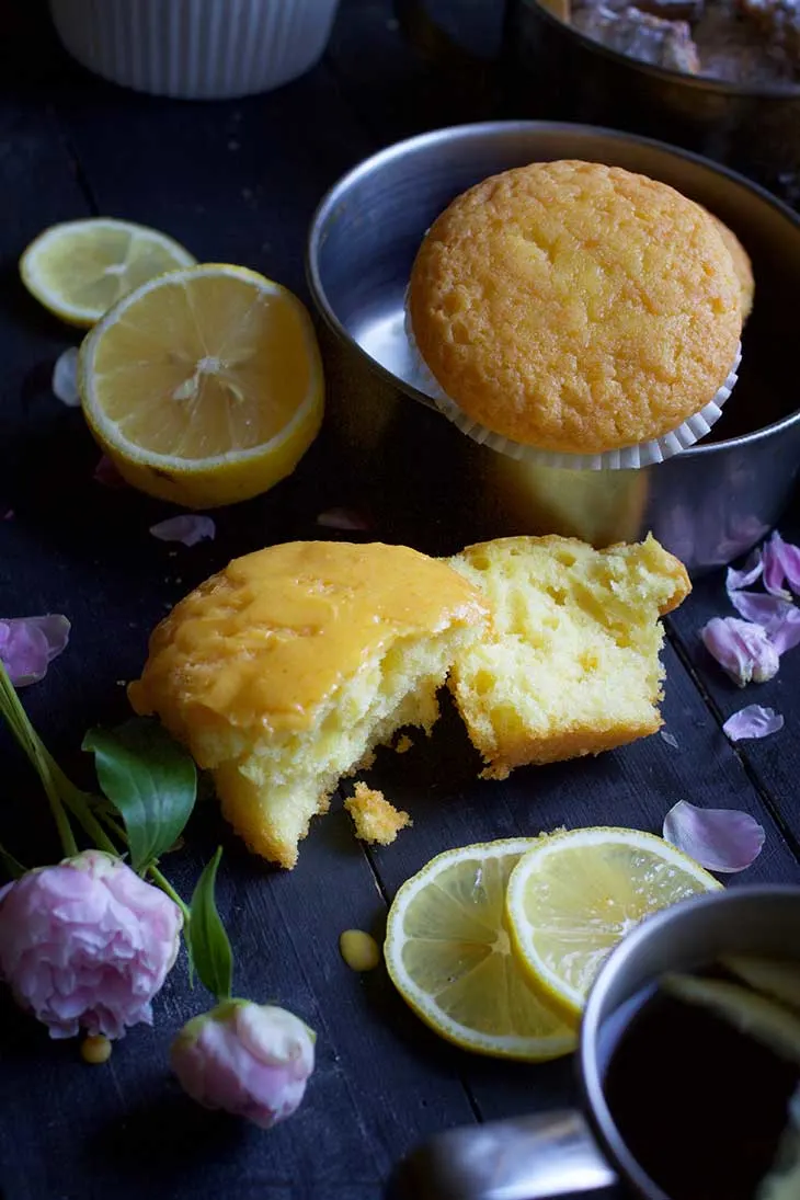 vegan magdalenas spanish lemon muffins