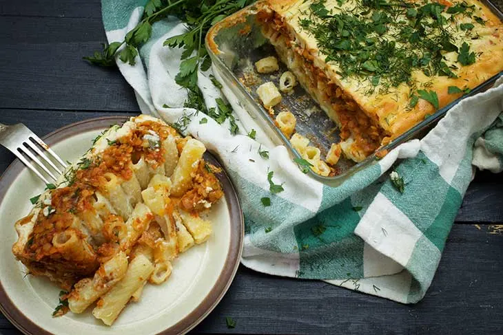 Greek Pasta Casserole Vegan Pastitsio de post reteta