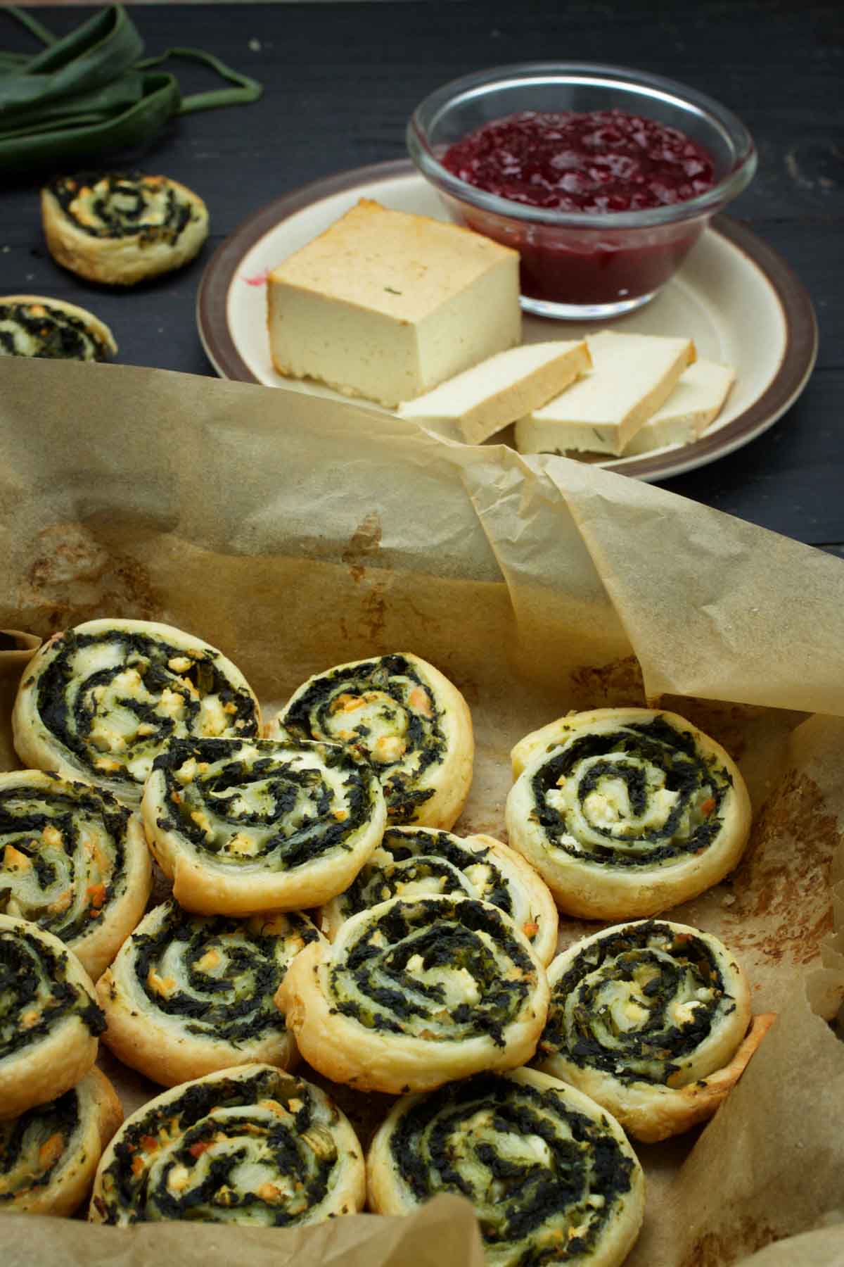 greek spinach pinwheels