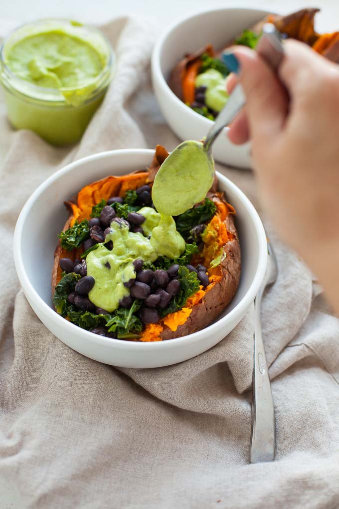 Vegan Loaded Sweet Potato for Weight Loss Meal Prep