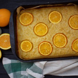 Vegan Orange Pie Portokalopita prajitura cu portocale