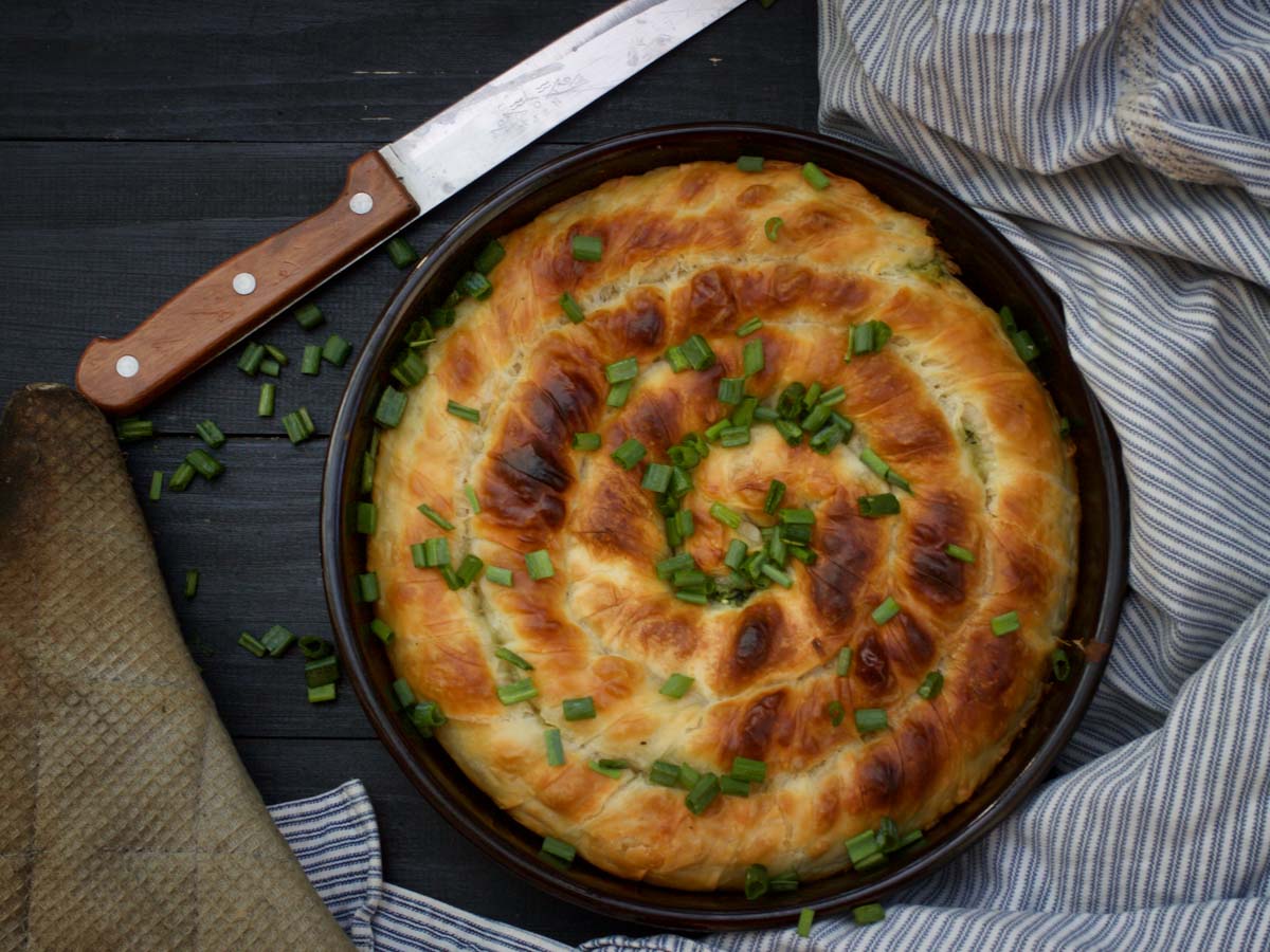 Vegan Spanakopita Greek Spinach Pie 